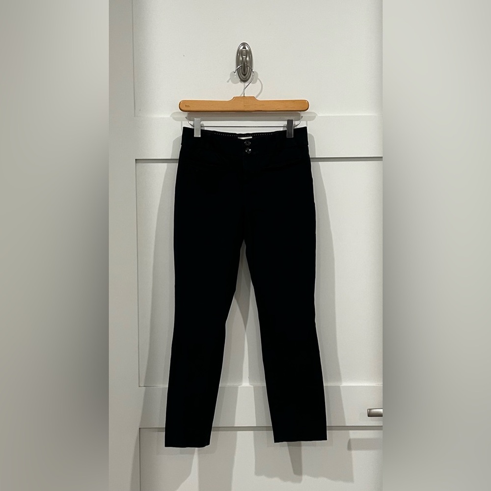 Anthropologie Essential Slim Cropped Pants